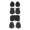 43-80222-2295-3931 Front and Rear Seat Upholstery, 1978-1981 Chevy Camaro Coupe, Black Madrid Vinyl, Black Oxen Vinyl - image 1