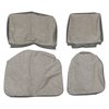 43-2111-328-334-NHS Front Bench Seat Upholstery, 1962-1967 Volkswagen Bus, Gray Vintage Mesh Vinyl W/No Heat Seam - image 1