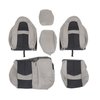 43-76560-7042-L999-SVT Rear Seat Upholstery, 1999-2004 Ford Lightning Truck SVT, Ebony Basketweave Leather W/SVT Logo - image 1