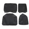 43-2111-01 Front Bench Upholstery, OE Pattern  1962-1967 Volkswagen Bus, Black Basketweave Vinyl - image 1