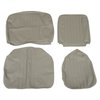 43-2111-06 Front Bench Upholstery, OE Pattern  1962-1967 Volkswagen Bus, Gray Basketweave Vinyl - image 1