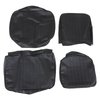 43-2113-01 Front Bench Upholstery, OE Pattern  1968-1973 Volkswagen Bus, Black Basketweave Vinyl - image 1