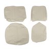 43-2113-05 Front Bench Upholstery, OE Pattern  1968-1973 Volkswagen Bus, Off-White Basketweave Vinyl - image 1