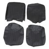 43-2114-01 Front Upholstery, OE Pattern  1968-1973 Volkswagen Bus, Black Basketweave Vinyl - image 1