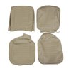 43-2115-04 Front Upholstery, OE Pattern  1968-1976 Volkswagen Bus, Beige Basketweave Vinyl - image 1