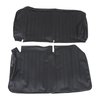 43-2120-01 Rear Upholstery, OE Pattern  1968-1973 Volkswagen Bus, Black Basketweave Vinyl - image 1
