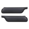 21-7045-958 Sun Visors  1964 1/2-1966 Ford Mustang Coupe, Black Sierra Vinyl - image 1