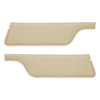21-7047-837 Sun Visors  1967-1968 Ford Mustang, Parchment Moonskin Vinyl - image 1