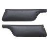 21-7047-958 Sun Visors  1967-1968 Ford Mustang, Black Sierra Vinyl - image 1