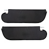21-82401-99 Sun Visors  1971-1972 Chevy Chevelle Coupe, Black Unisuede - image 1