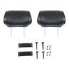 43-70856-958 Standard Headrest  1964 1/2-1967 Ford Mustang, Black Sierra Vinyl - image 1