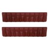 10-7303-3116 Door Panel Map Pockets   1983-1986 Ford Mustang, Dk. Red Sierra Vinyl - image 1