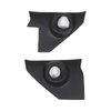 10-8360-6525 Molded Kick Panel w/6 in. Speaker Opening,  1955-56 Chevy Bel Air 2-Door Hardtop, Charcoal Black Verona Vinyl - image 1