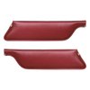 21-7145-2920 Sun Visors  1964.5-1966 Ford Mustang, Dk. Red Sierra Vinyl - image 1