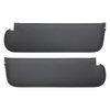 21-8302-6525 Sun Visors  1967-1972 Chevy/GMC Truck/Blazer/Jimmy, Charcoal Black Verona Vinyl - image 1