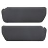 21-8303-6525 Sun Visors  1973-1987 Chevy/GMC Truck/Blazer/Jimmy, Charcoal Black Verona Vinyl - image 1