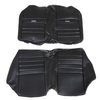 43-70115-958 Rear Upholstery, Deluxe Pony Pattern  1970 Ford Mustang, Black Sierra Vinyl - image 1