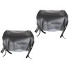 43-70608-958 Headrest Cover  1964 Ford Mustang, Black Sierra Vinyl - image 1