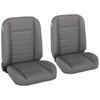 47-9250-6224-WS Pro-Classic Bucket Seats, Cruiser Collection  Universal, Medium Earth Grey Vinyl W/White Stitch - image 1