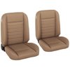 47-9250-6260-WS Pro-Classic Bucket Seats, Cruiser Collection  Universal, Baja Tan Salerno Vinyl W/White Stitch - image 1