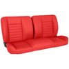 47-9253-7300G-RS 60" Split Back Bench Seat, Cruiser Collection  Universal, Red Glossy Vinyl W/Red Stitch - image 1
