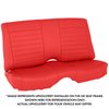 46-70802-7300G-WS Rear Seat Upholstery, Cruiser Collection 1971 Ford Mustang Hardtop, Red Glossy Vinyl W/White Stitch - image 1