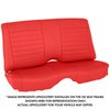 46-84802-7300G-RS Rear Seat Upholstery, Cruiser Collection  1968-1972 Chevy Chevy II/Nova Coupe, Red Glossy Vinyl W/Red Stitch - image 1