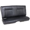 46-85800-2295-RS Rear Seat Upholstery, Cruiser Collection  1986-1987 Chevy Monte Carlo Coupe, Black Madrid Vinyl W/Red Stitch - image 1