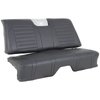 47-83800-500-BKS Rear Seat Upholstery, Sport Universal Pattern  1959 Chevy Impala, Black Distressed Vinyl W/Black Stitch - image 1