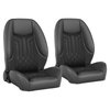 47-9315-500-BKS Pro-Low Back Bucket Seats, Sport-DDL Pattern  Black Distressed Vinyl W/Black Stitch - image 1