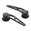 27-9502 Door Handles Billet Style, Black Finish - image 1