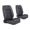 47-9410-2295-BKS Pro-Trans-Am Bucket Seats, Sport Pattern  Black Madrid Vinyl W/Black Stitch - image 1