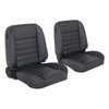 47-9480-2295-BKS Pro-Classic Mini Bucket Seats, Sport Pattern  Black Madrid Vinyl W/Black Stitch - image 1