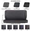 47-9991-2295-BKS 55" Solid Back Bench Seat, Sport-Long Pattern  Black Madrid Vinyl W/Black Stitch - image 1