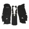 34-F81500-907 Premium Carpet Kit  1982-1992 Chevy/Pontiac, Camaro/Firebird Coupe/T-Top, Black German Squareweave - image 1