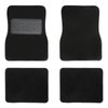 34-M81500-801 Floor Mat Set, 1982-1992 Chevy/Pontiac, Camaro/Firebird Coupe/T-Top, Black Cut Pile - image 1