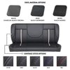 47-9969-6525-RS-S1 60" Solid Back Bench Seat, Sport-AR2 Pattern  Charcoal Black Verona Vinyl W/Red Stitch/White Stripe - image 1