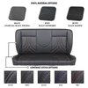 47-9994-6525-GS 55" Solid Back Bench Seat, Sport-AR Pattern  Charcoal Black Verona Vinyl W/Gray Stitch - image 1