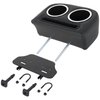 25-83151-2295-BKS Universal Split-Back Bench Seat Cup Holder Black Madrid Vinyl W/Black Stitch - image 1