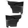 11-83600-2295-BKS Rear Molded Quarter Panels, Sport Pattern, 1955-57 Chevy Bel Air, Black Madrid Vinyl W/Black Stitch - image 1