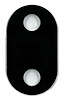 1005-1B Spohn 1005-1B Torque Arm Rotator Plate for Thrustator Rotator [Gloss Black] - image 1