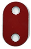 1005-1R Spohn 1005-1R Torque Arm Rotator Plate for Thrustator Rotator [Bright Red] - image 1
