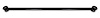 101-4130B Tubular Panhard Bar w/ Polyurethane Bushings, 4130N Chrome Moly [Gloss Black] - image 1