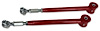 206R Adjustable Rear Lower Control Arms, Rod End & Poly Bushing, 1982-2002 GM F-Body [Red] - image 1