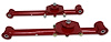 251R Rear Lower Control Arms w/ Polyurethane Bushings, 1965-1970 Chevy B-Body [Red] - image 1