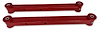 262R Rear Lower Control Arms w/ Polyurethane Bushings, 1973-1977 GM A-Body [Red] - image 1
