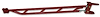 399-D60R Adjustable Torque Arm, Trans. Mounted, Dana 60, 1982-2002 GM F-Body [Bright Red] - image 1