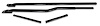 503B Tubular Subframe Connectors, 1982-1992 GM F-Body [Gloss Black] - image 1