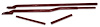503R Tubular Subframe Connectors, 1982-1992 GM F-Body [Bright Red]