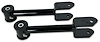 611B Rear Upper Control Arms w/ Polyurethane Bushings, 1978-1988 GM G-Body [Black] - image 1